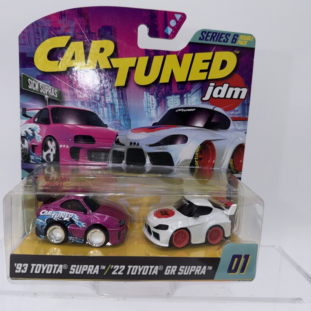 CarTuned JDM Series 6 Double Pack Toyota Supras Brand New In Package